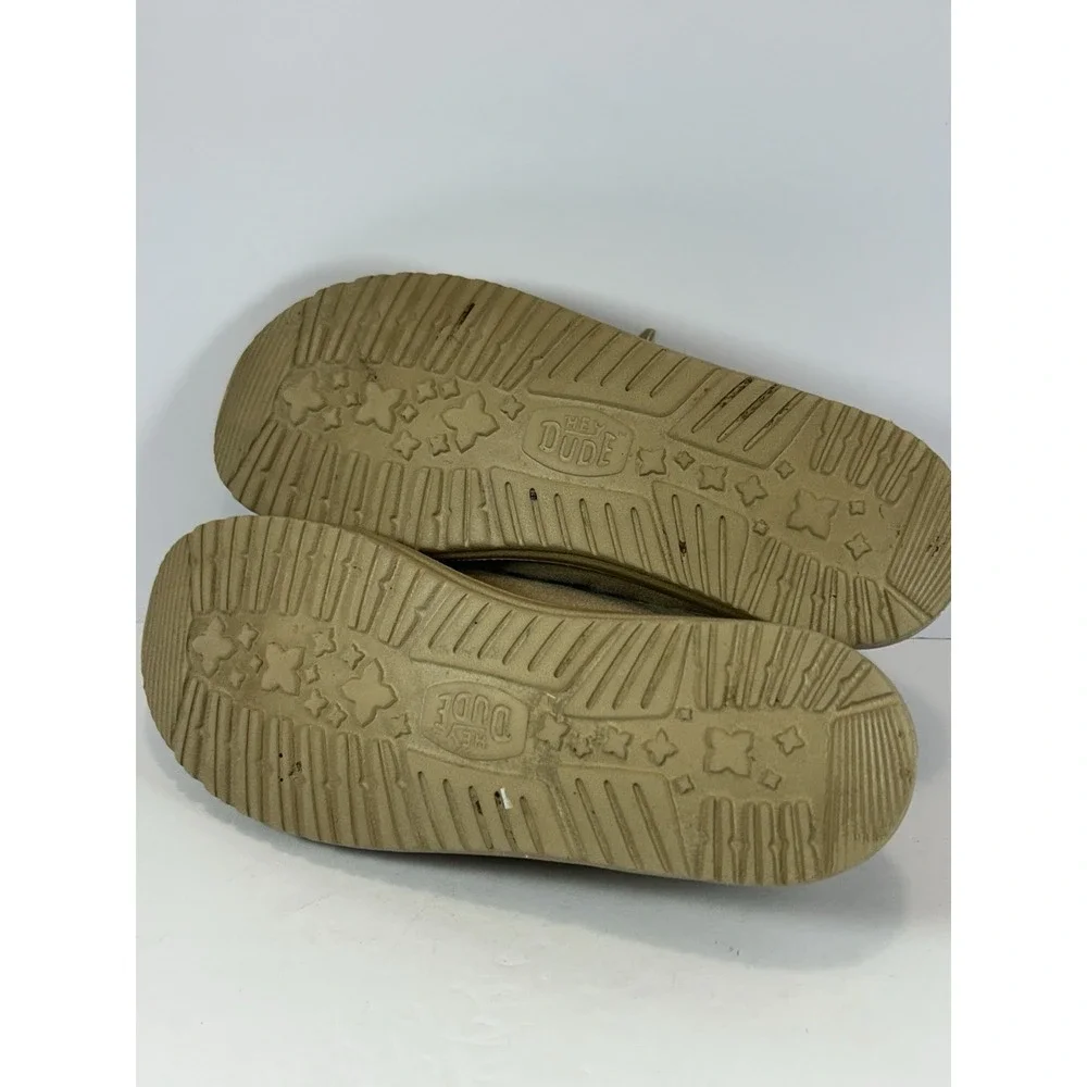Hey Dude Wendy Women Size 9 Shoes Tan Comfort Casual Walking Stretch Slip On